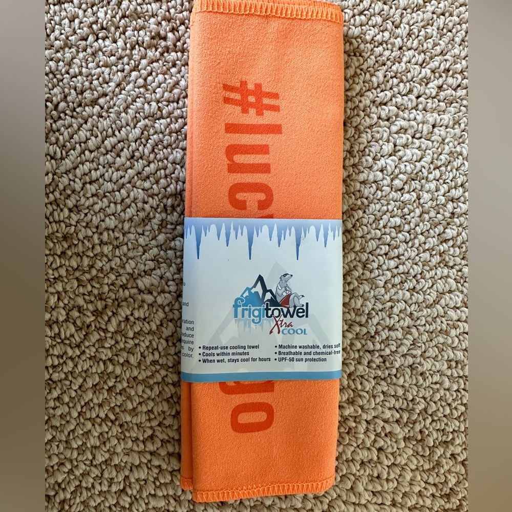Protowels Frigitowel Cooling Towel Orange Lucy Activewear